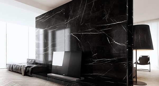 Đá Marble Marquina Black